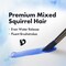 Artify Watercolor Brushes Professional, 14pcs Watercolor Paint Brush Set, Mixed Squirrel Hair - Balanced Spring & Water Absorption, Round/Flat/Filbert/Angled/Liner Tips, for Watercolor, Gouache